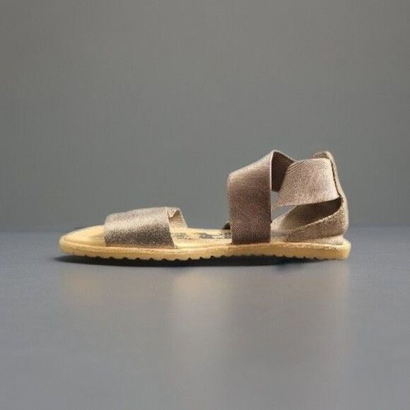 Sorel Womens 7.5 Ella II Flat Sandals Gold Metallic Strappy Casual NL3536-240 - Picture 7 of 10